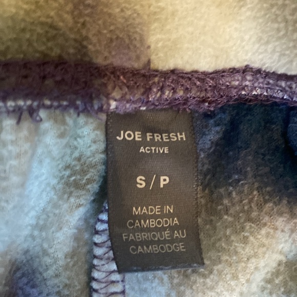 Joe fresh tie-dye fleece sweat pants. Size small - Picture 2 of 2